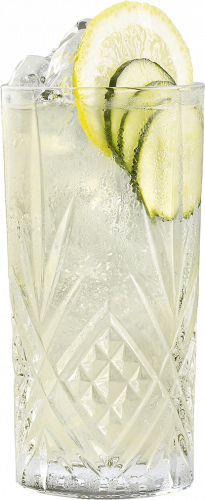 cucumber lemonade - close up - august 2020